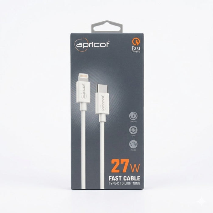 Apricot 27W PD Hızlı Şarj ve Veri Kablosu