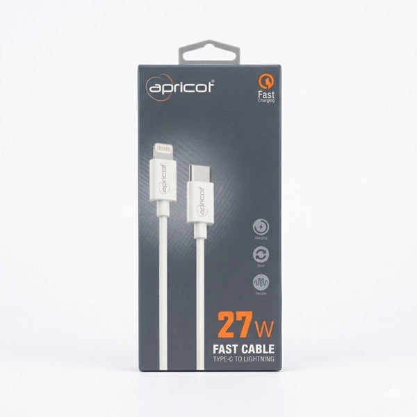 Apricot 27W PD Hızlı Şarj ve Veri Kablosu