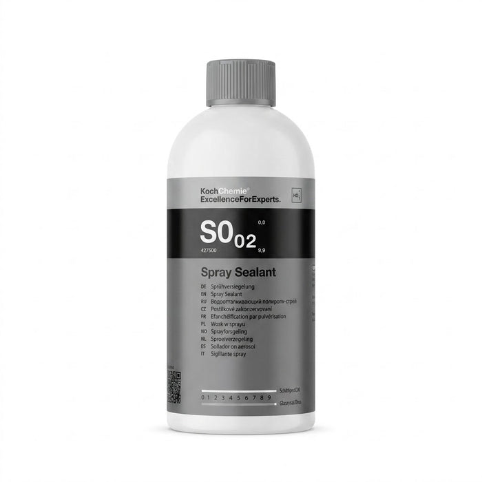 Koch Chemie S0.02 Spray Sealant - Hızlı Parlatıcı ve Hidrofobik Boya Koruma Spreyi 500ml - Seramik Etkili Hızlı Cila ve Su İtici Koruyucu