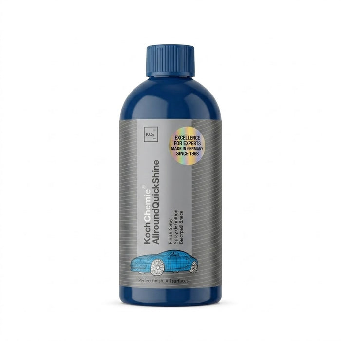 Koch Chemie AllroundQuickShine - Hepsi Bir Arada Hızlı Detaylandırıcı ve Parlatıcı 500ml - Çok Amaçlı Yüzey Koruyucu, Temizleyici ve Su İtici Cila