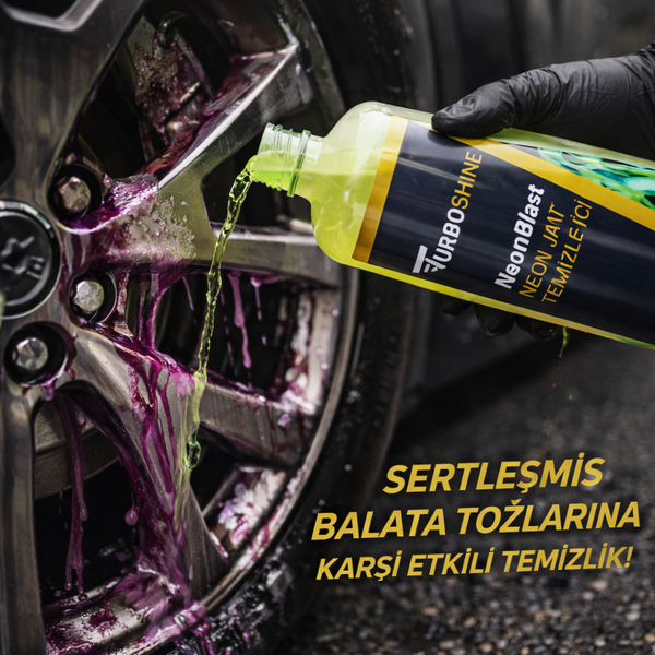 Turboshine NeonBlast - Profesyonel Neon Jant Temizleyici (1 Litre)