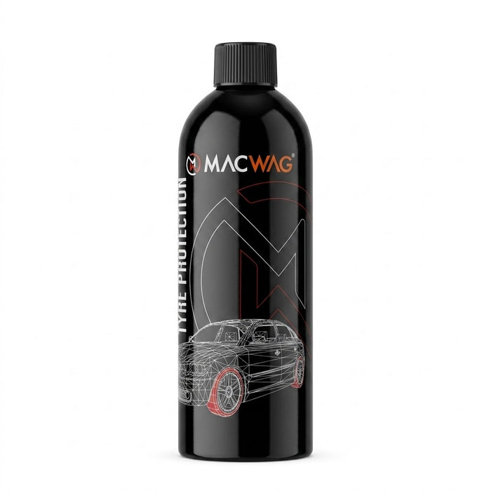 Macwag Tyre Protection Profesyonel Lastik Parlatıcı ve Koruyucu Jel - Uzun Süre Kalıcı Derin Siyahlık, Antistatik Toz İtici Formül, UV Korumalı Lastik Bakım Ürünü
