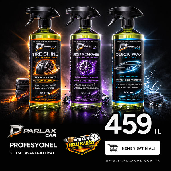 PARLAX CAR 3’LÜ PROFESYONEL BAKIM PAKETİ