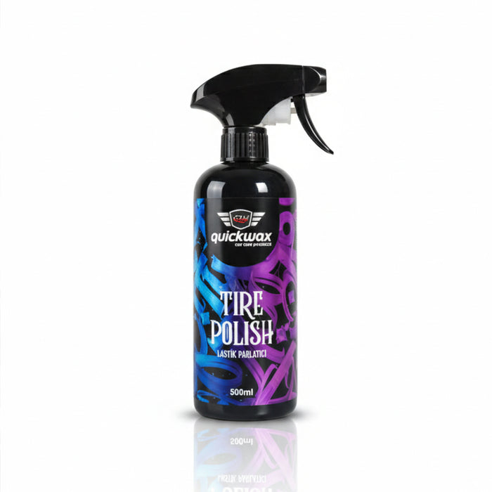 Quickwax Tire Polish - Profesyonel Sprey Lastik Parlatıcı (500 ml)